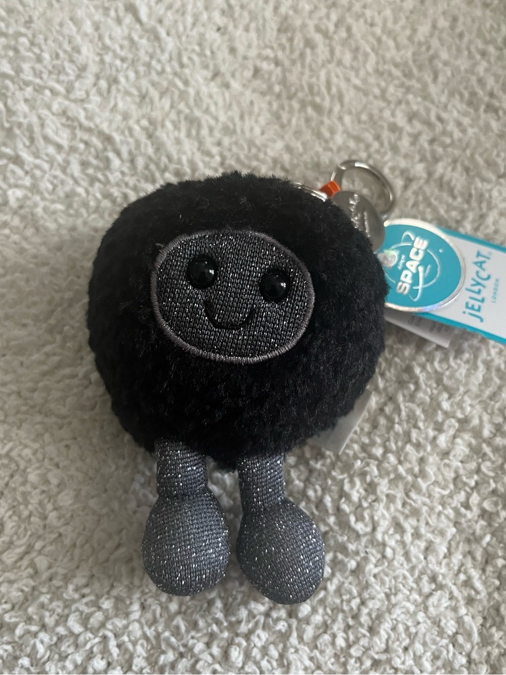Jellycat Amusable’s Black Hole Keychain